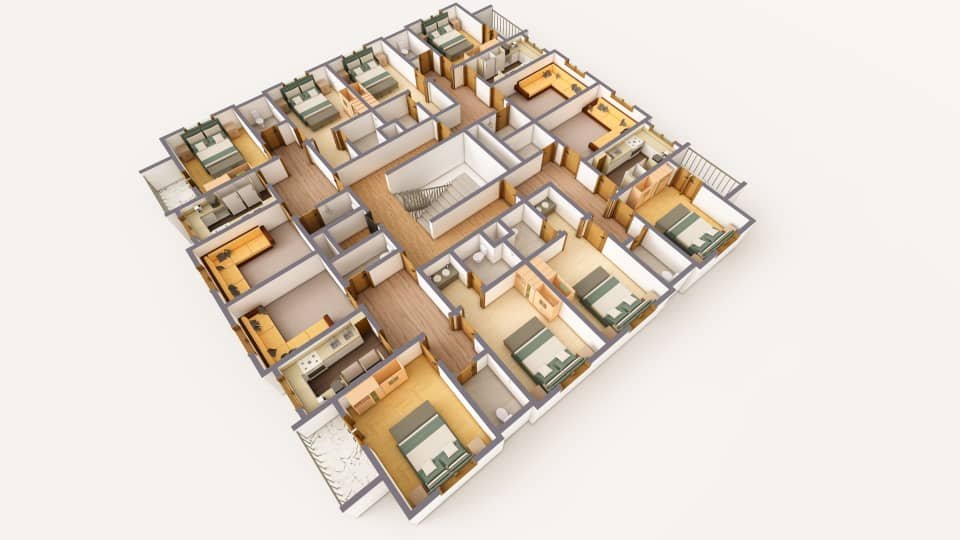 مخطط الدور رقم 18